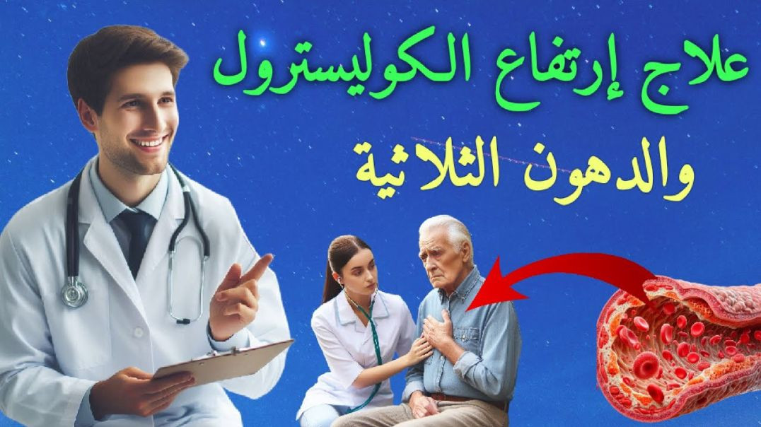 علاج إرتفاع الكوليسترول والدهون الثلاثية في الدم طبيعيا وبدون أدوية🖐️