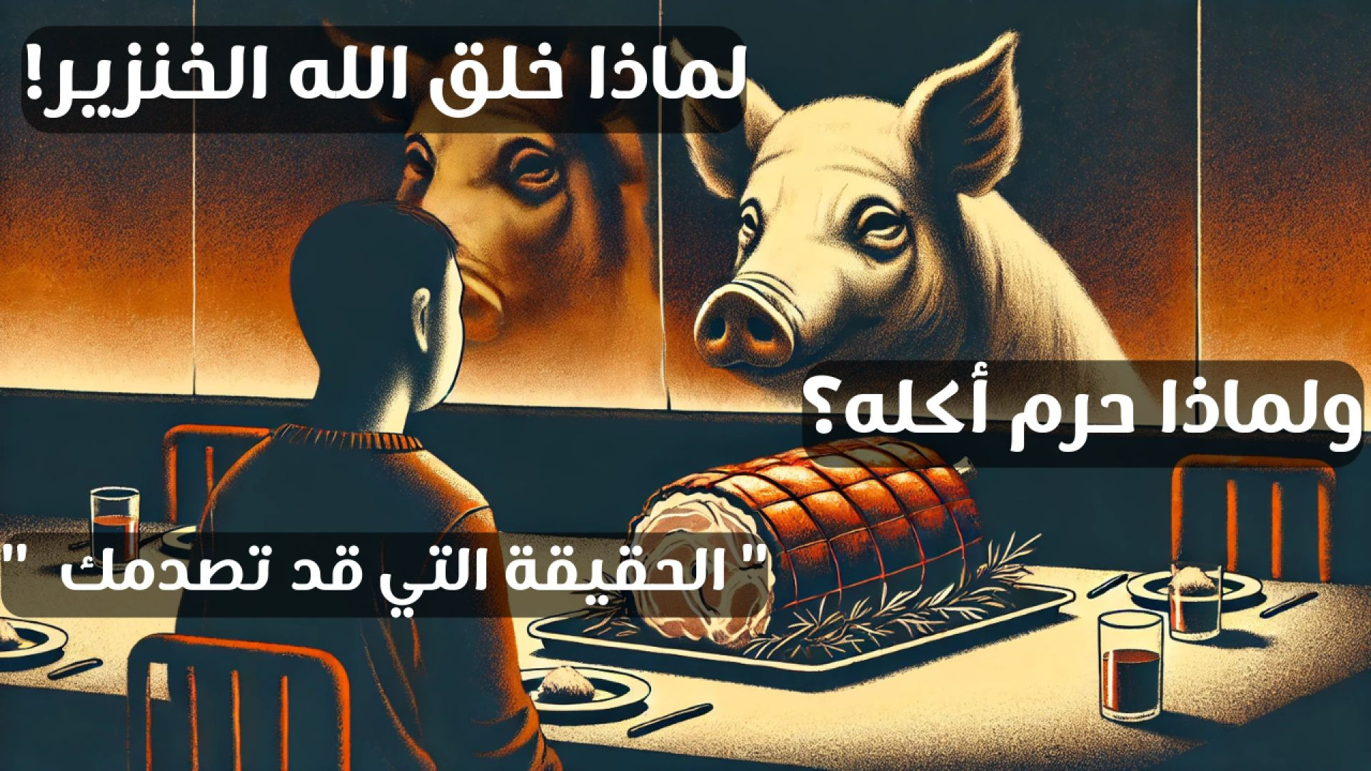 ⁣لماذا خلق الله الخنزير ولماذا حرم أكله؟ الحقيقة التي قد تصدمك