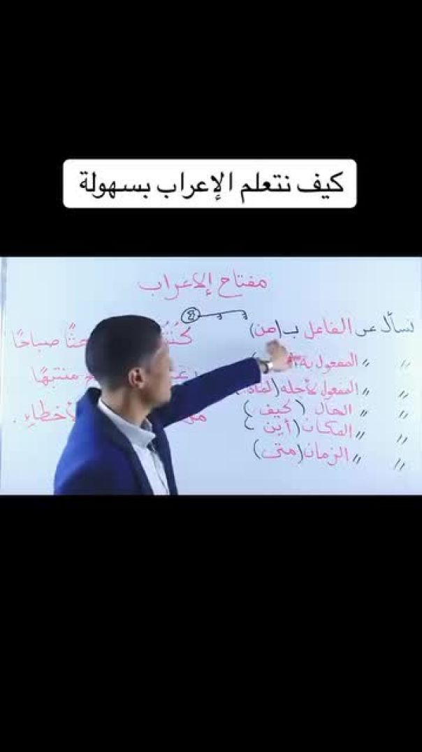 المعلم زيد أبوزيتون - كيف نتعلم الإعراب _المعلم_زيد_أبوزيتون__ _اللغة_العربية(SD)