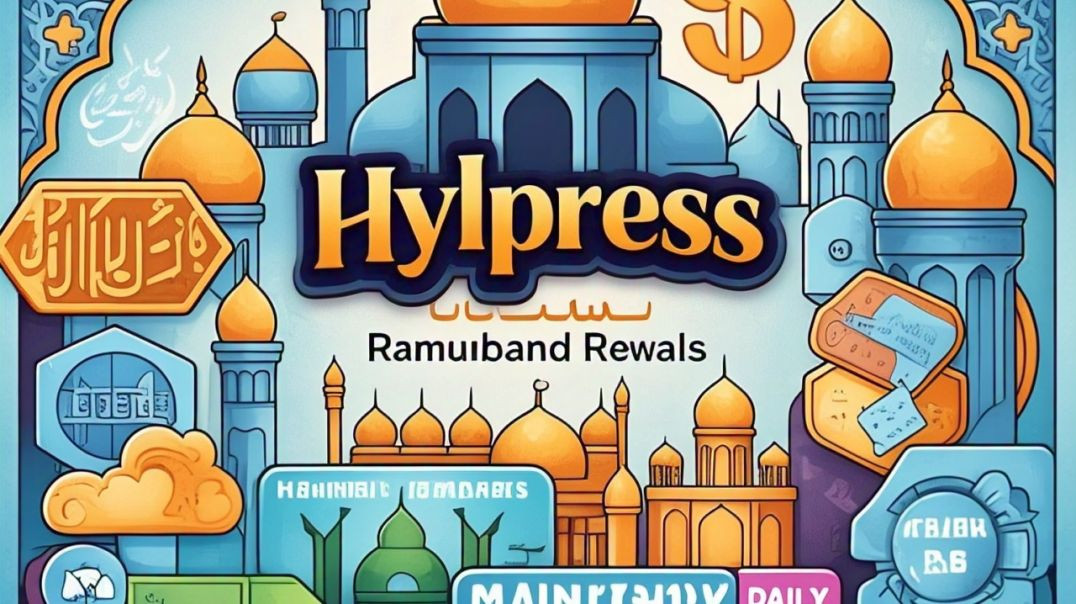 ⁣منصة هيلبريس HYLPRESS  تتميز وتقدم كل يوم تحفة من الجوائز اليومية خلال شهر رمضان المبارك