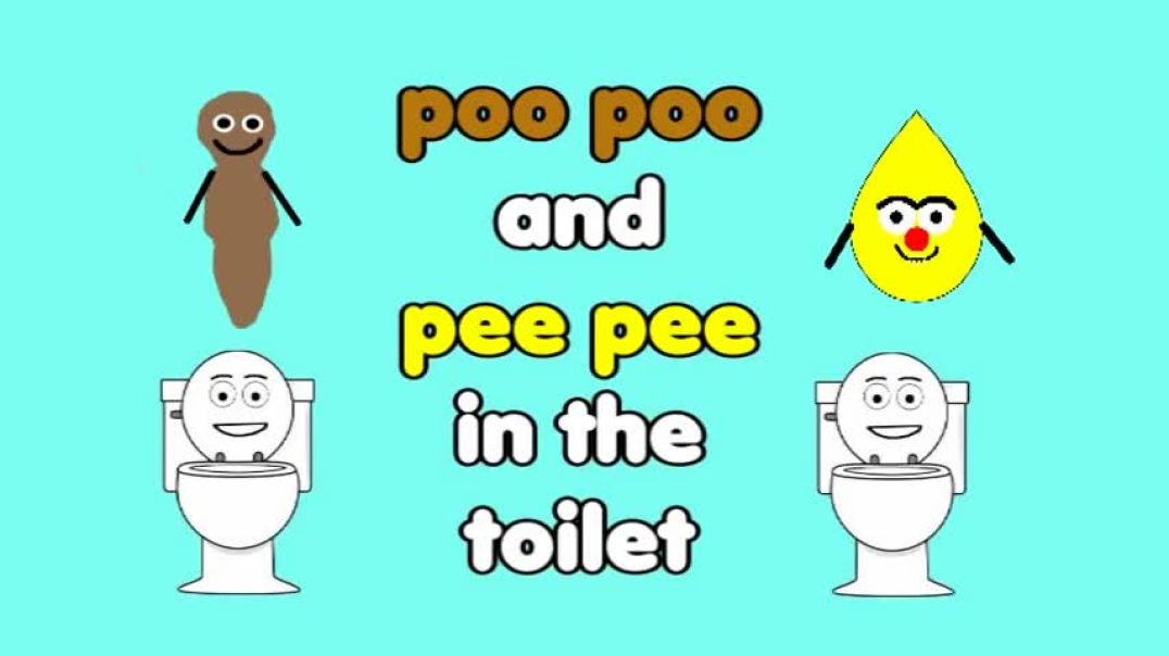 ⁣The Toilet song - Poo Poo and Pee Pee in the toilet