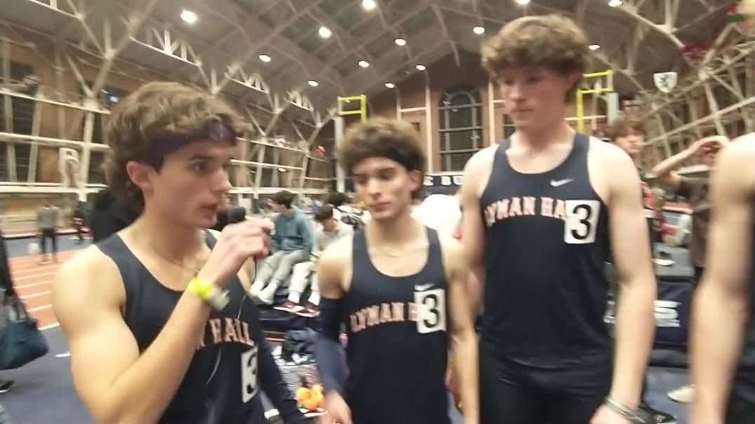 40th Yale HS Classic Lyman Hall Boys 4x400m Championship Winners